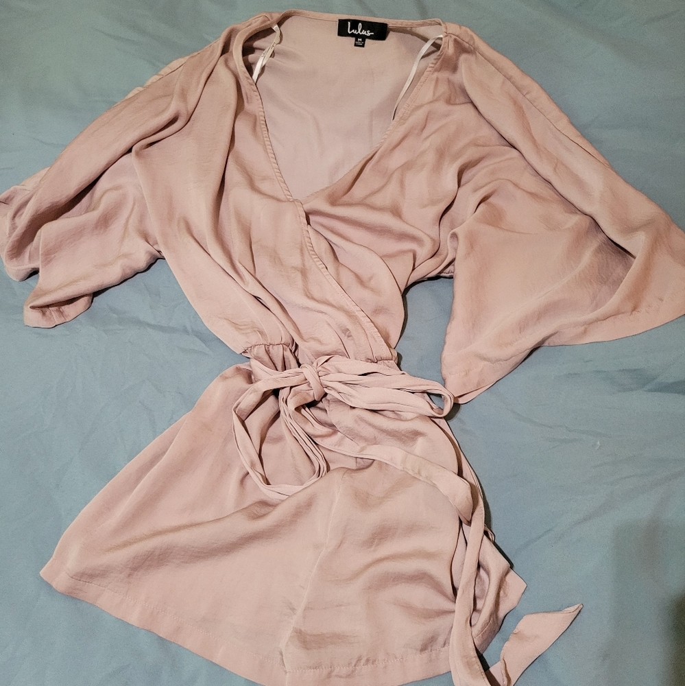 Lulu's Blush Pink Romper